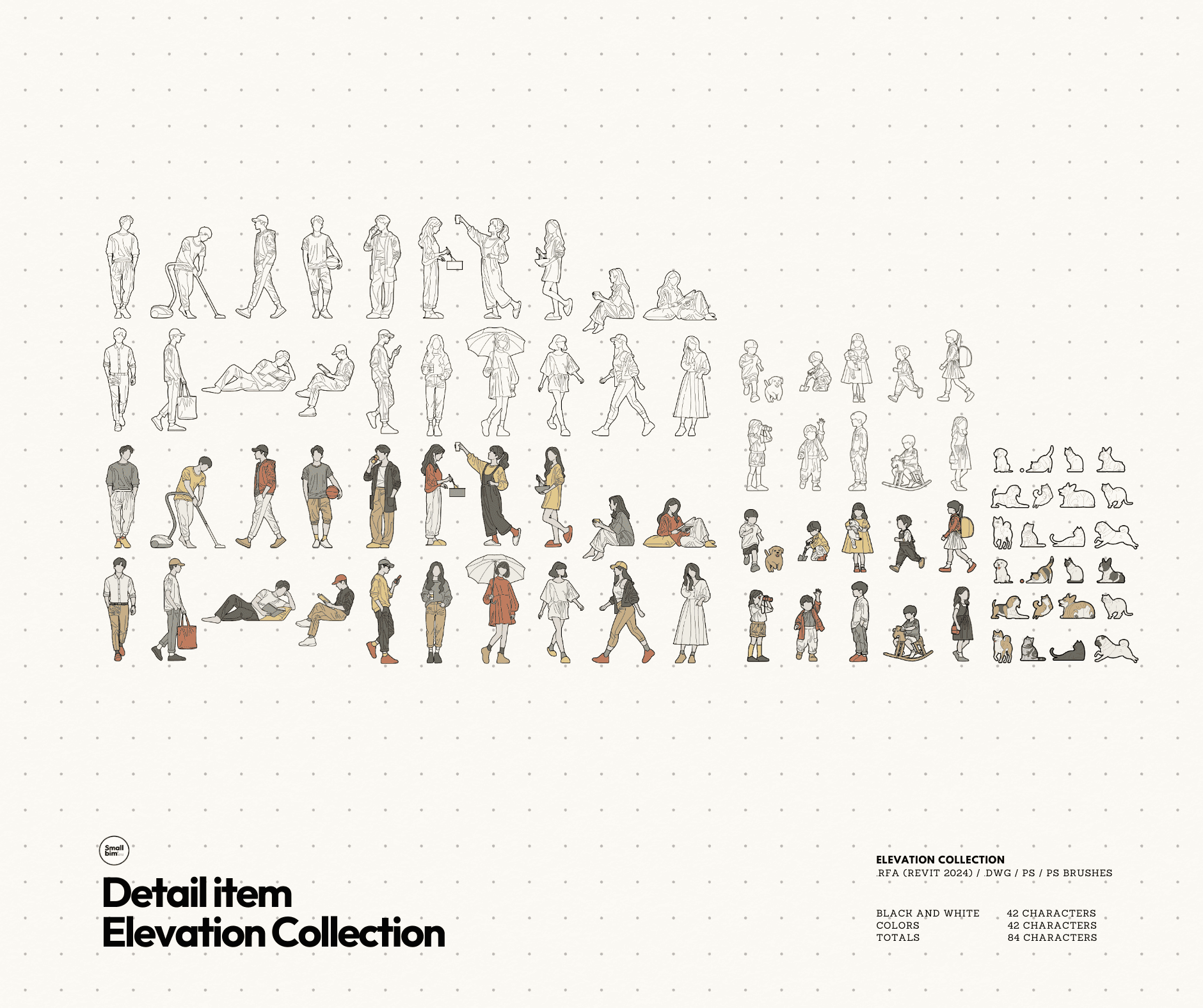 RSB Detail Item Elevation Collection — ตัวอย่างตัวละคร