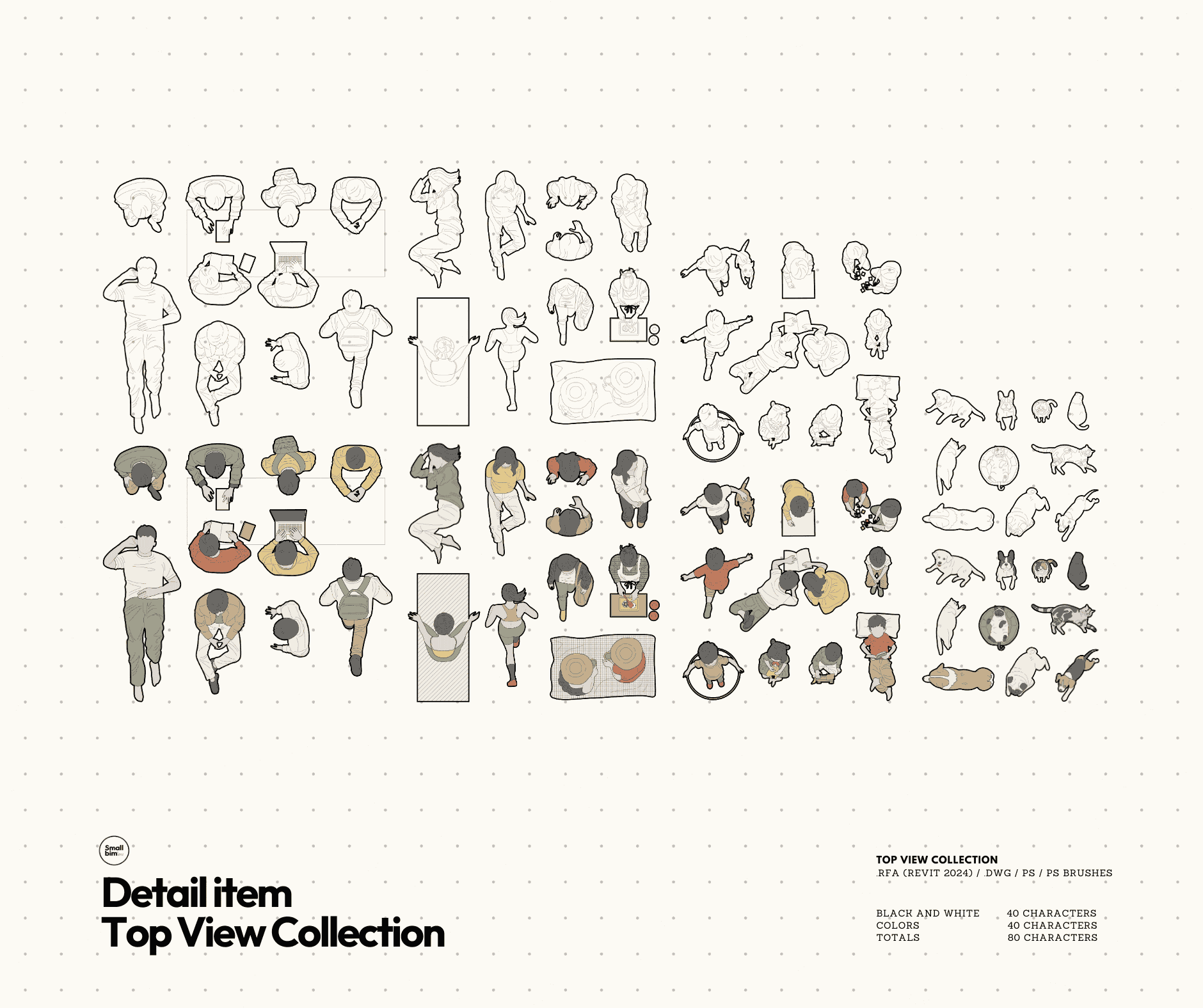 RSB Detail Item Top View Collection — ตัวอย่างตัวละคร