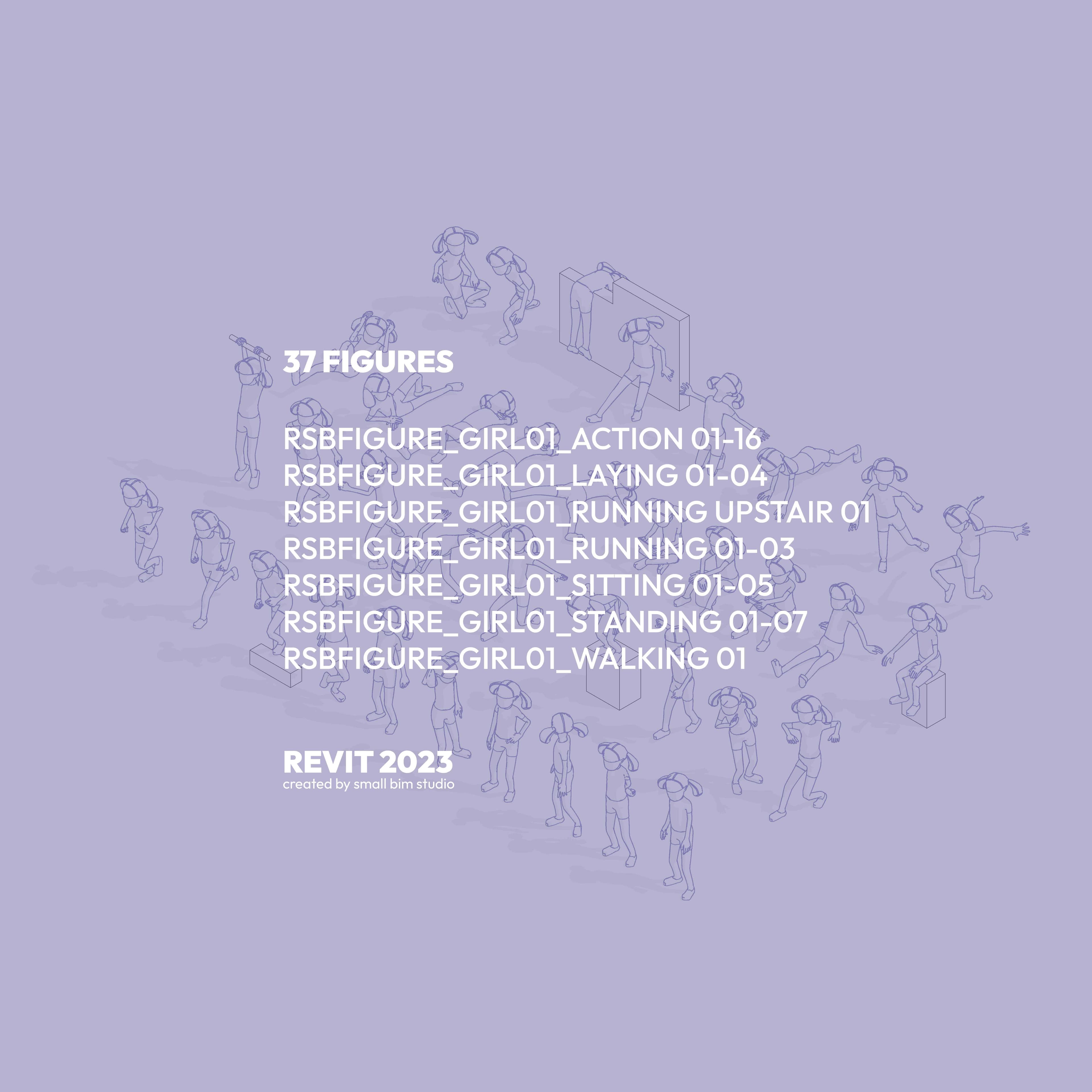 รายชื่อ Revit Family ทั้ง 37 ชิ้นในคอลเลกชัน