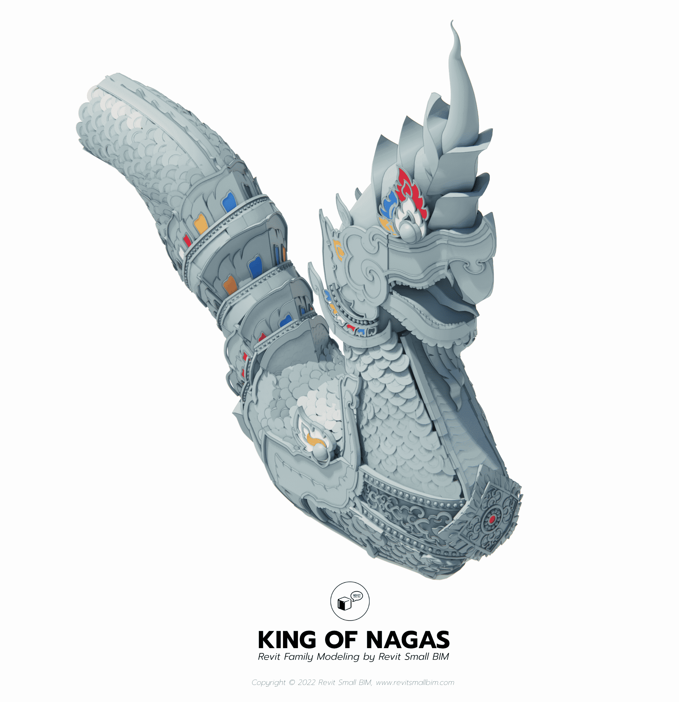 Revit Family - King of Nagas